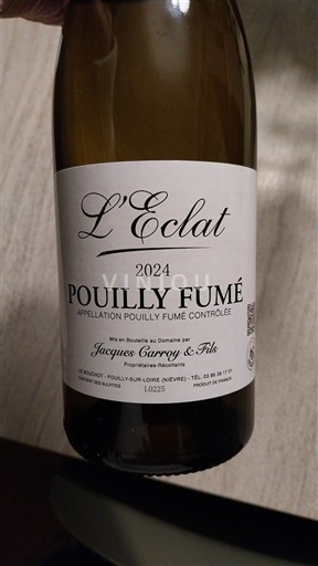 Vallée de la Loire Pouilly-fumé Jacques Carroy & Fils L'Éclat 2024