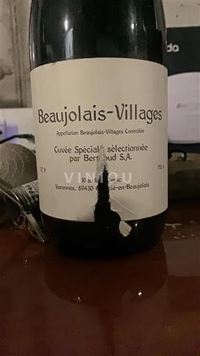 Beaujolais Beaujolais Villages Bernoud S.A Spéciale 1998