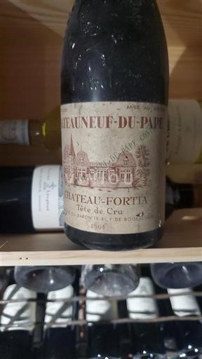 Thung lũng Rhône Châteauneuf-du-pape Château Fortia Tête de Cru 1964