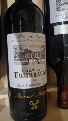 Bordeaux Saint-Émilion Grand Cru Château Fombrauge 2018