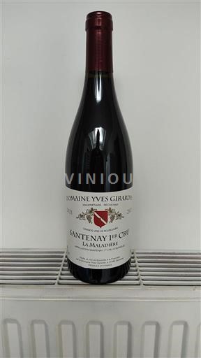 Borgogna Santenay Premier Cru Domaine Yves Girardin La Maladière 2019