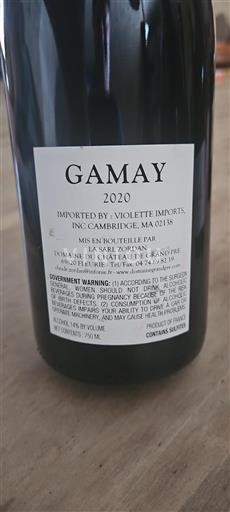 Beaujolais Côte de Brouilly Château Grand Pré Gamay 2020