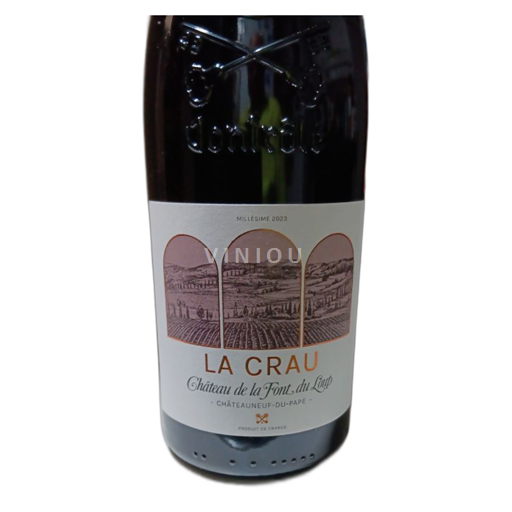 Valle del Ródano Châteauneuf-du-Pape. Château La Font du Loup La Crau Sin añada