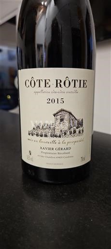 Rona dolina Côte-rôtie Xavier Gérard 2015
