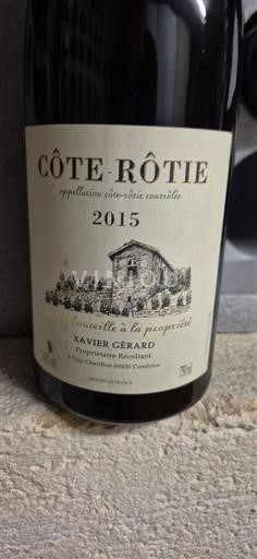 Rhône Valley Côte-Rôtie Xavier Gérard 2015