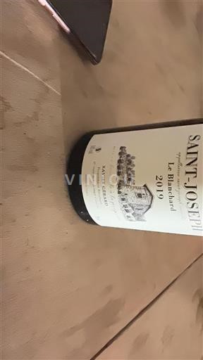 Vallée du Rhône Saint-Joseph Xavier Gérard Le Blanchard 2019