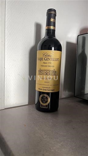 Bordeaux Graves-de-vayres Château Barre Gentillot Vielles Vignes 2023