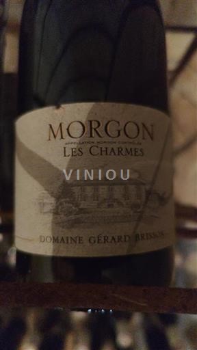 Beaujolais Morgon Domaine Gérard Brisson Les Charmes Ohne Jahrgang