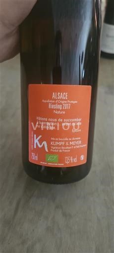 Alsace Kumpf & Meyer Épicure 2017