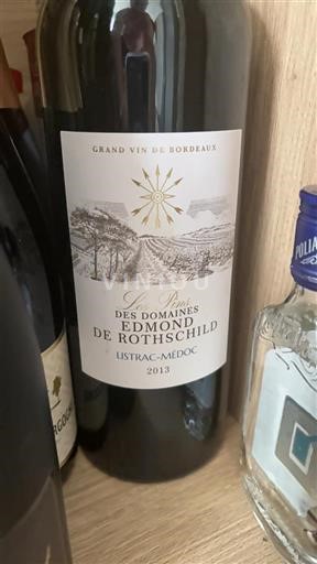 Bordeaux Listrac-Médoc Edmond de Rothschild Les Pins 2013