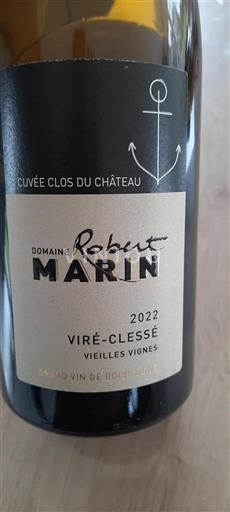 Burgundija Viré-clessé Domaine Robert Marin Clos du Château 2022