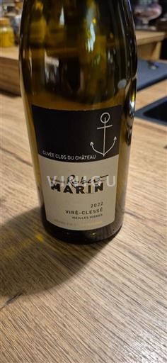 Burgundy Viré-Clessé Domaine Robert Marin Clos du Château 2022