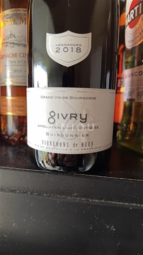 Бургундія Гіврі Vignerons de Buxy Buissonnier 2018