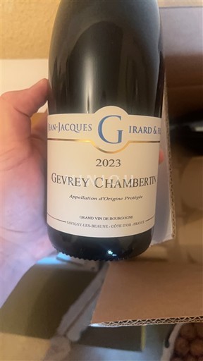 Bourgogne Gevrey-chambertin Jean-Jacques Girard & Fils 2023
