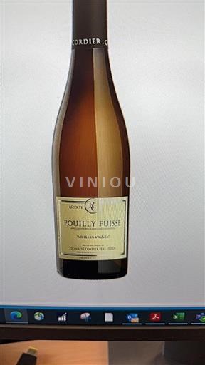 Burgundi Pouilly-fuissé Domaine Cordier Vieilles Vignes 2021