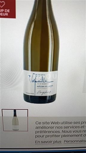 Burgundija Mâcon in Mâcon-villages Domaine La Verpaille 2022