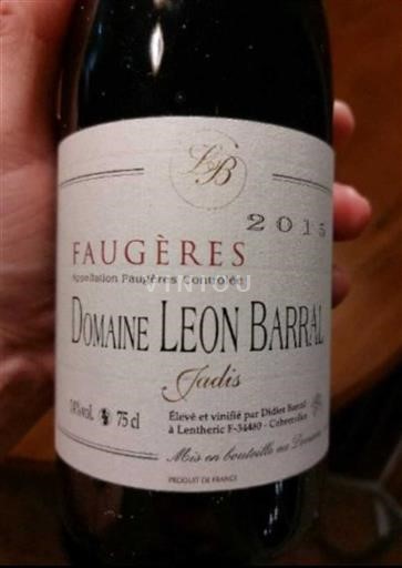 Languedok Faugères Domaine Leon Barral Jadis 2015