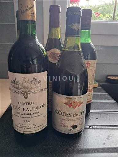 Bordeaux Montagne-saint-émilion Château Vieux Baudron 1981