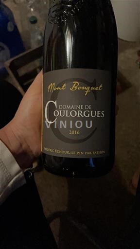 Rhônen laakso Määrittelemätön Domaine Coulorgues Mont Bouquet 2016