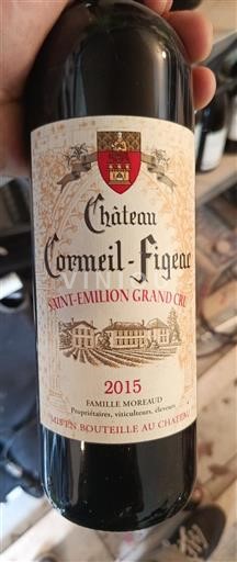 Bordeaux Saint-Émilion Grand Cru Château Cormeil-Figeac 2015