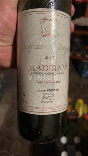 Sud-Ovest Madiran Domaine Peyros Vieilles Vignes 2020