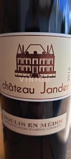 Burdeos Moulis-en-Médoc Château Jander 2016