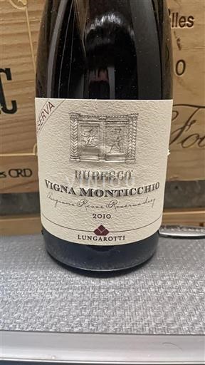 Umbria Määrittelemätön Lungarotti Rubesco Vigna Monticchio Riserva 2010