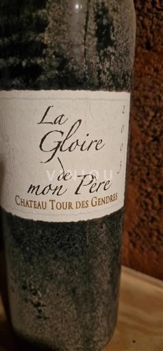 Southwest Bergerac Château Tour des Gendres La Gloire de mon Père 2003