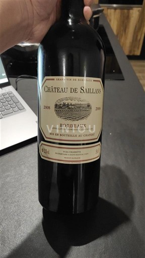 Bordeaux Château Saillans 2008