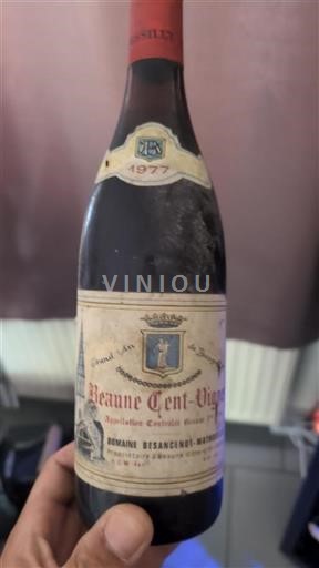 Bourgondië Beaune Premier Cru Domaine Besancenot-Mathouillet 1977