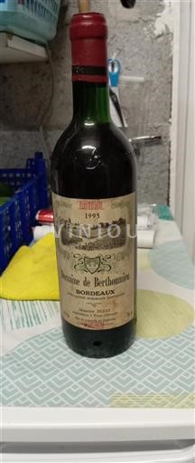 Bordeaux Domaine Berthoumieu 1995