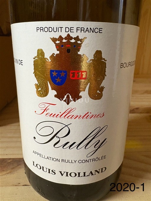 Burgundi Rully Louis Violland Feuillantines 2020