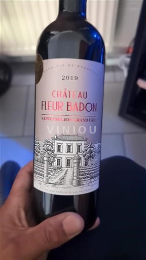 Bordeaux Saint-Émilion Grand Cru Grand Cru Château Fleur Badon 2019