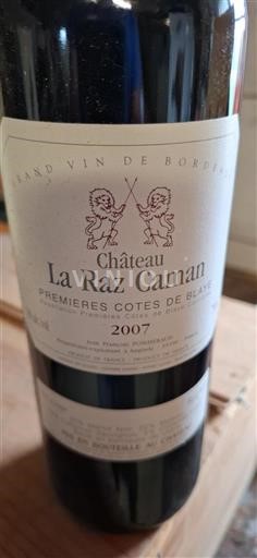 Bordeaux Niet gespecificeerd Château La Raz Caman 2007
