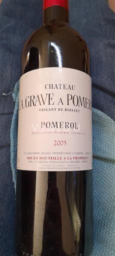 Bordeaux Pomerol Château La Grave à Pomerol Trigant de Boisset 2005