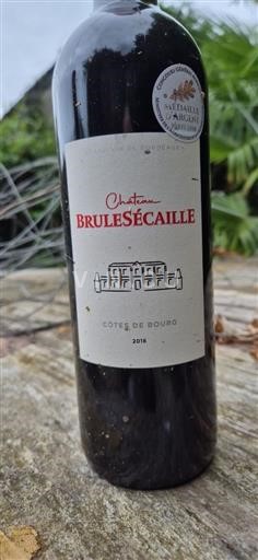 Bordeaux Côtes de Bourg Château Brulesécaille 2016