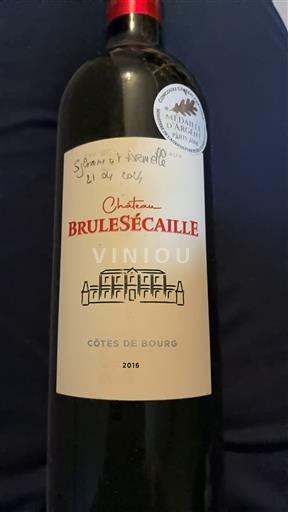 Burdeos Côtes-de-bourg Château Brulesécaille 2016