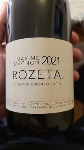 Languedoc Corbières Maxime Magnon Rozeta 2021
