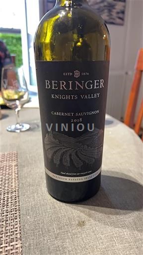 Kalifornialaiset AVA:t Knights Valley Beringer Knights Valley Cabernet Sauvignon 2018
