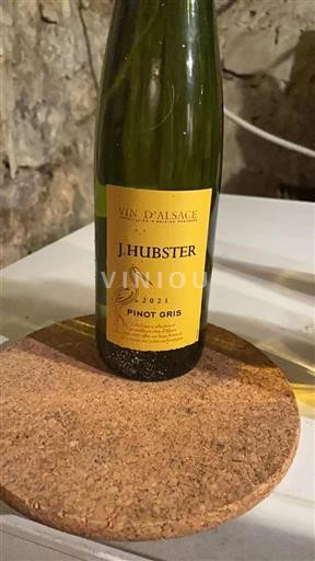 Alsace Grand Cru J. Hubster Pinot Gris 2021