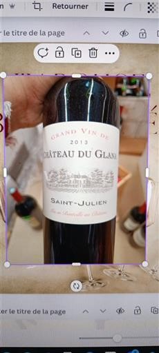 Burdeos Saint-Julien Château Glana 2013