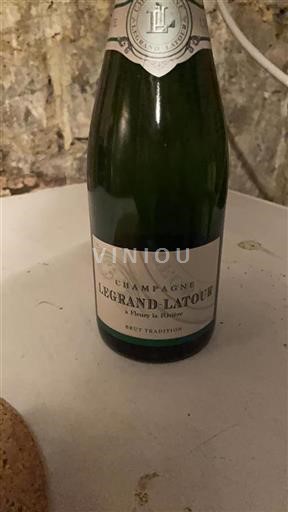 Champaña Champán Legrand-Latour Brut Tradition Sin añada