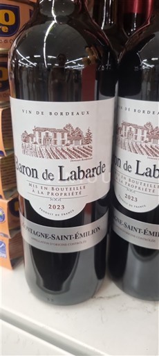 Bordéus Montagne-saint-émilion Baron de Labarde 2023