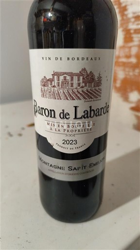Bordeaux Montagne-Saint-Émilion Baron de Labarde 2023