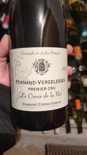 Borgoña Pernand-Vergelesses Premier Cru Domaine Cornu-Camus Le Creux de la Net 2023