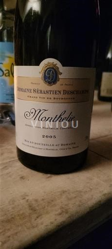 Burgundy Monthélie Domaine Sébastien Deschamps 2005