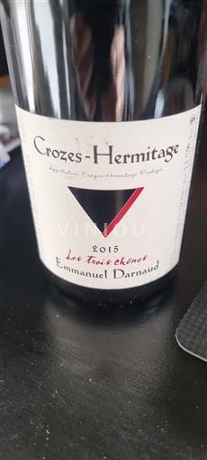 Rhône-dalen Crozes-Hermitage Emmanuel Darnaud Les trois chênes 2015