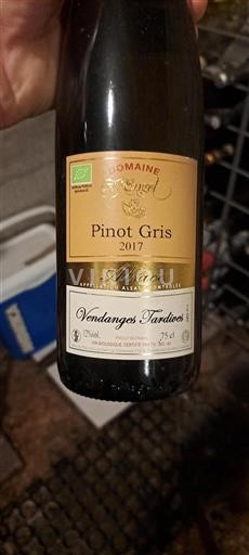 Alsace Vendanges Tardives Domaine Engel 2017