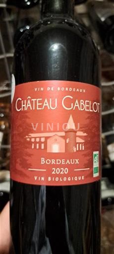 Bordéus Château Gabelot 2020
