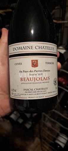 Beaujolais Domaine Chatelus Au Pays des Pierres Dorées 2020